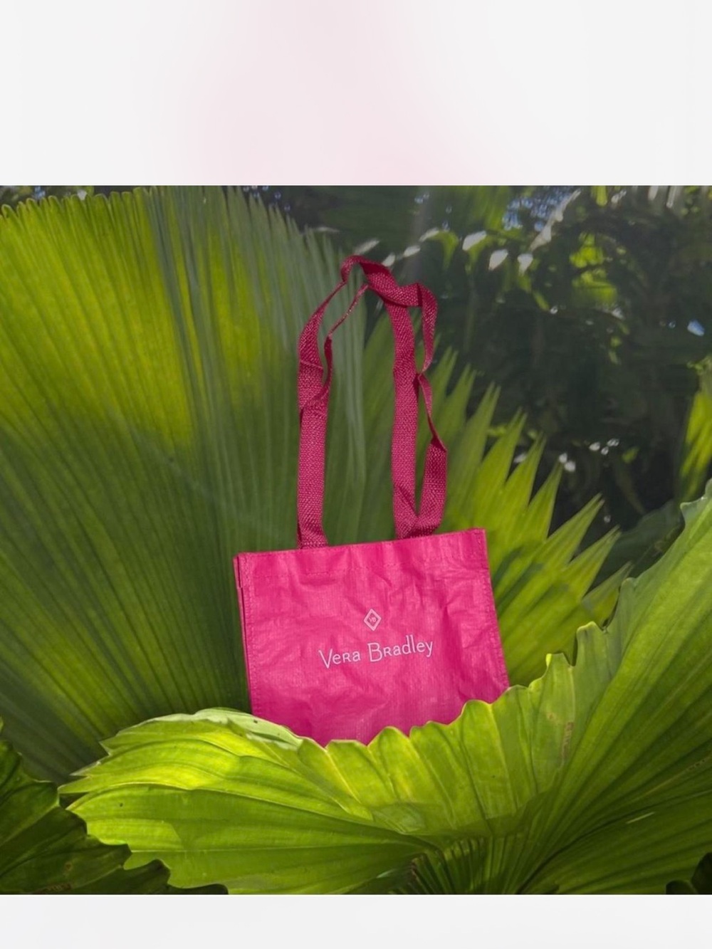 Vera Bradley Hot Pink Small Reusable Tote